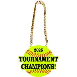 Custom Sports Team Fan Chain School Logo Necklace Pendant Award Turnover Chain