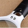 Lupa de Mano con 3 Luces LED 100x Simply Silver