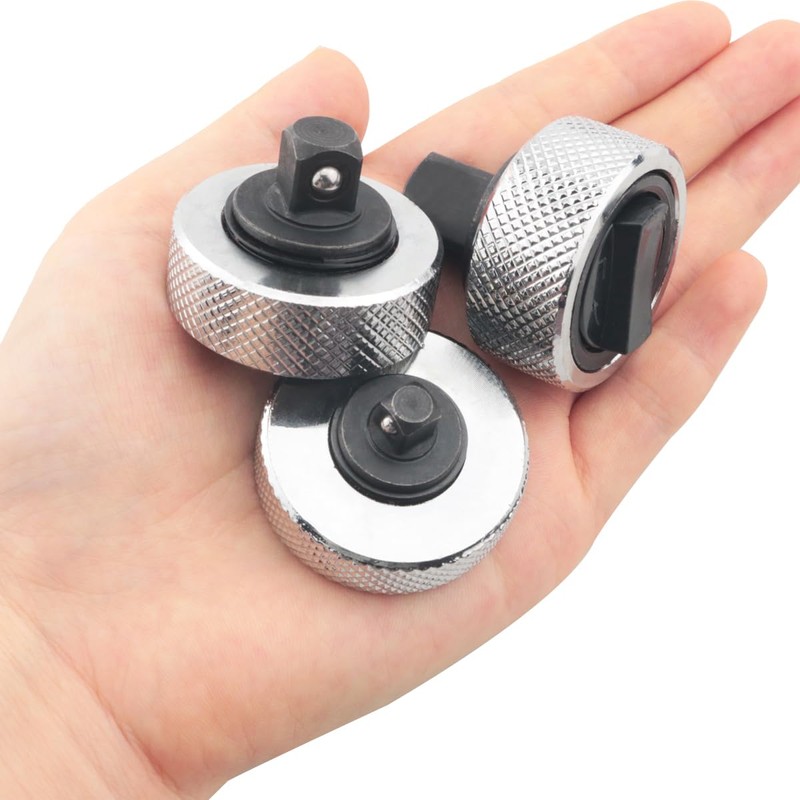 WHYHKJ 3PCS Finger Ratchet Kit 1/2 3/8 1/4 Alloy Steel