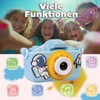 Playtastic Selfie-Kinderkamera, 2''-IPS-Display, 1080p, USB-C, Weltall-Hülle blau