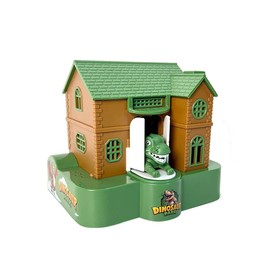 OBEST Children's Dinosaur Piggy Bank, Coin Stealing Cartoon Money Box, Automatic Electronic Music Saving Gift, House Shape