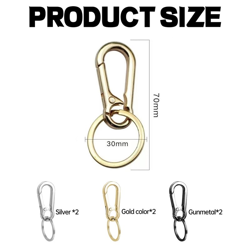 Keyring Key Chain Rings,Key Organizer Key Chain Hooks Metal Key