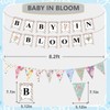 Wildflower Baby in Bloom Baby Shower Banner Decorations,with Floral Banner
