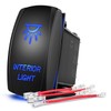Nilight 90002B Interior Light Rocker Switch LED Light Bar 5Pin