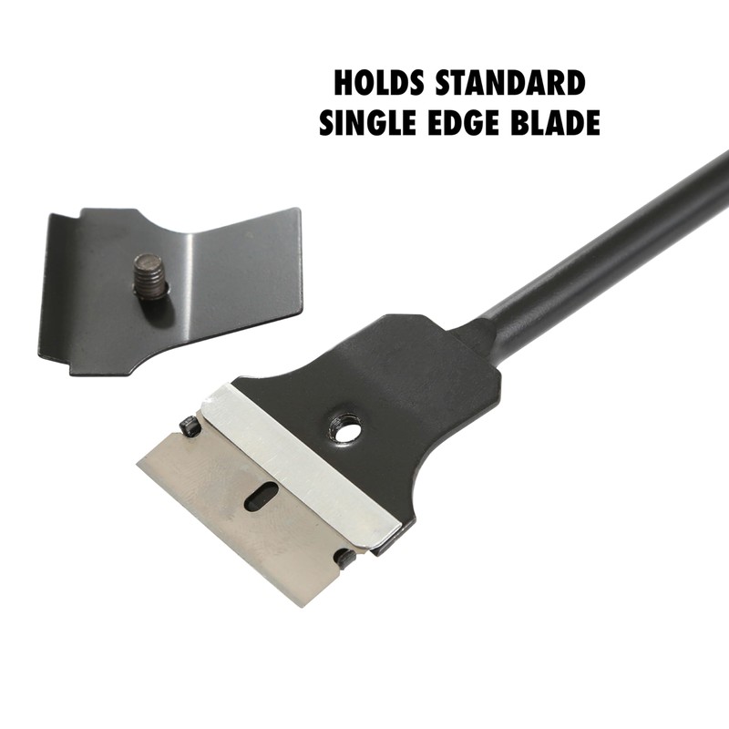 OEMTOOLS 25500 Razor Blade Scraper Tool With Extended Sure-Grip Handle,