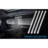 MICTUNING Interior LED Light Bar, 4PCS 12V 48 LEDs 6500K