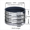 Flexible pipe Coupling with Stainless Steel Clamps.Pipe Connector for PVC