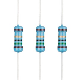 EDGELEC 100pcs 15 ohm Resistor 1/2w (0.5Watt) ±1% Tolerance Metal Film Fixed Resistor, Multiple Values of Resistance Optional