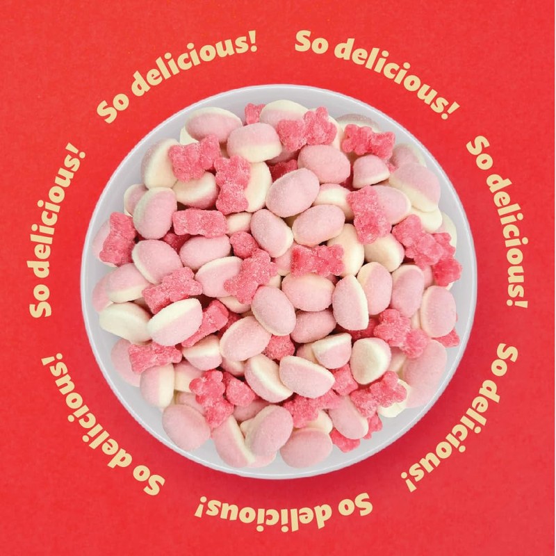 Pink Candy Mix | 2 Pound Bag | Sour Gummi