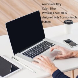 Active Stylus Pen for EliteBook, 4096 Pressure Level 2 Customizable Buttons Smart Pen for EliteBook X360 1030 G3 G4 1040 G5 G6 for Elite X2 1013 G3 G4 for ZBook Studio X360 G