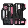 144-Piece Pink Tool Kit Basic Home Repair Tool Set General