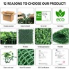 Yaheetech 12Pcs Artificial Boxwood Hedge Wall Panels Greenery Topiary Hedge