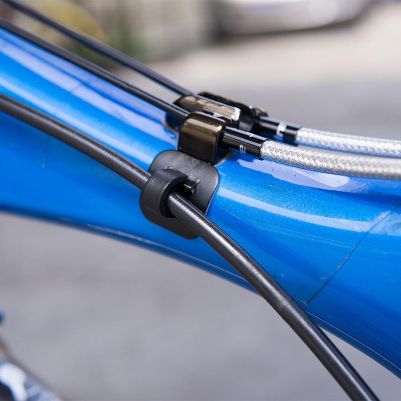 BZKSER Bicycle C Clip Cable Guide - 5 Pieces Aluminum