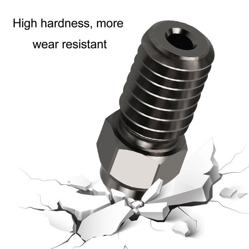 3Pcs Hardened Steel Nozzle High Speed 1.75MM 0.4mm for ENDER