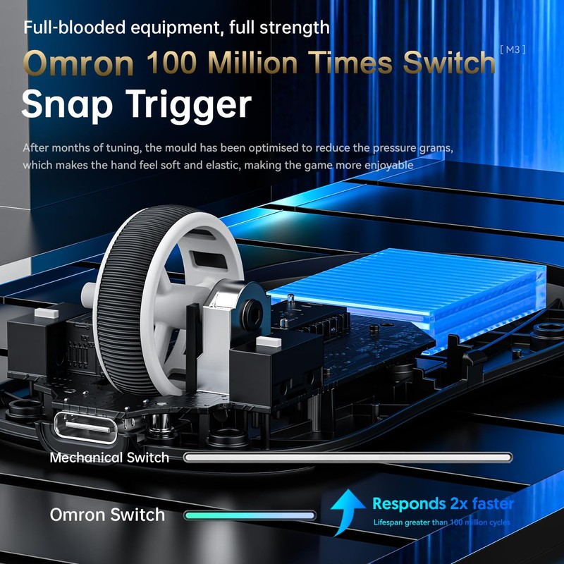 MAMBASNAKE M3 Wireless Gaming Mouse with Lightweight 39g,PixArt PAW3395 PRO