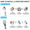 Callus slicer, foot scraper, professional foot scraper, callus remover and