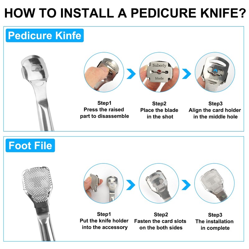 Callus slicer, foot scraper, professional foot scraper, callus remover and