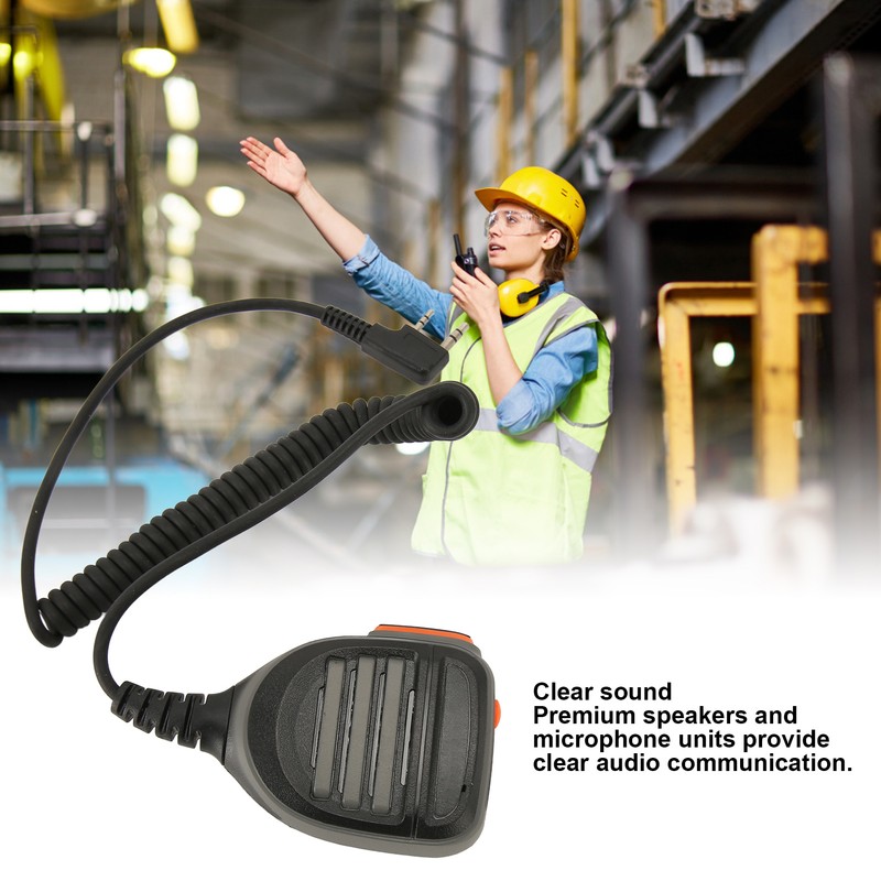 Two Way Radio Rainproof Handheld Speaker Mic Microphone Remote Shoulder