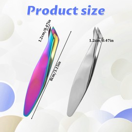 Hpmjz 2Pcs Mini Cuticle Nipper Trimmer for Manicure Pedicure Stainless Steel Hangnail Clipper Precise Pointed Tip Cuticle Clipper Professional Cuticles Nipper Trimmer Tweezer for Trim Nail Dry Skin