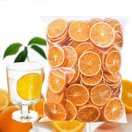 KachiKachi Dried Orange Slices | No Sugar Added | Family Pack | Orange Wheels | Dehydrated Dried Fruit for Cocktails/Cakes/Crafts/Potpourri/Candle Making (17.6oz | 500g)