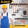 ELEAD 68'' All Metal Adjustable Garden Tool Organizer: Garage Tool