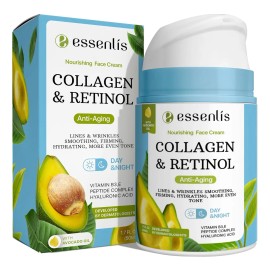 Crema Hidratante Facial De Colágeno, Crema Facial Antienveje