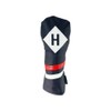 RAM Golf Premium Vintage Style PU Leather Headcovers, Retro Black,