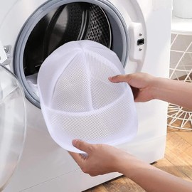 Baseball Hat Washer Mesh Bag, Protective Cap Laundry Cleaner Cage