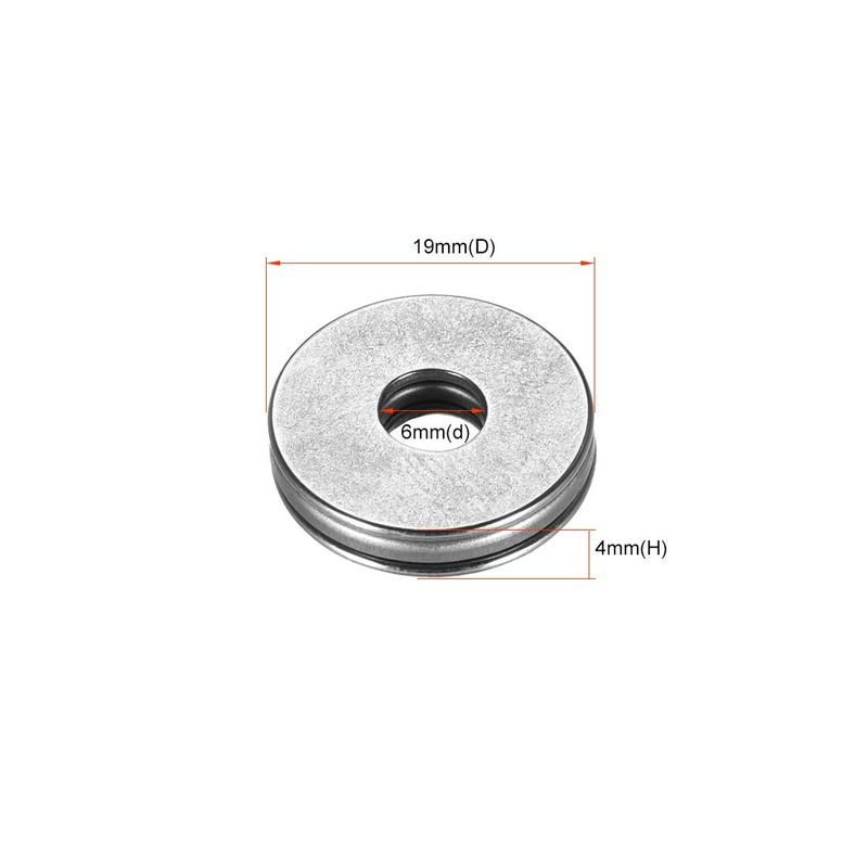 sourcing map 2 x AXK0619+2AS Needle Bearing with 2 Washers