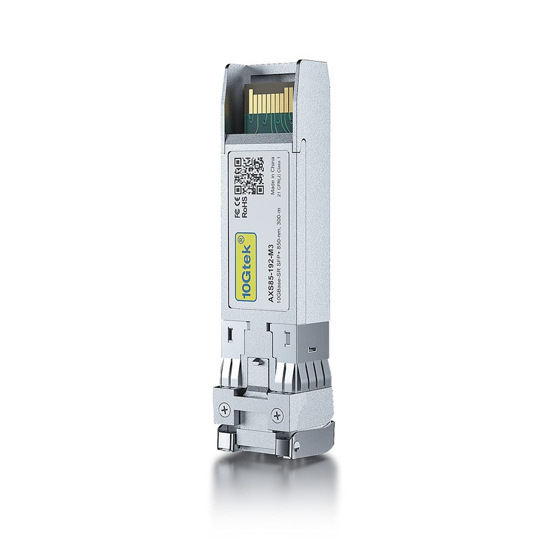 10GBase-SR SFP+ Module, 10G 850nm MMF, Up to 300m, Optical