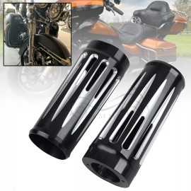 Unbranded 2" Extend Fork Slider Boots Covers For Harley Road King FLHR Electra Glide Trike