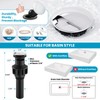 gotonovo Bathroom Faucet 3 Hole 8 Inch Widespread Bathroom Sink