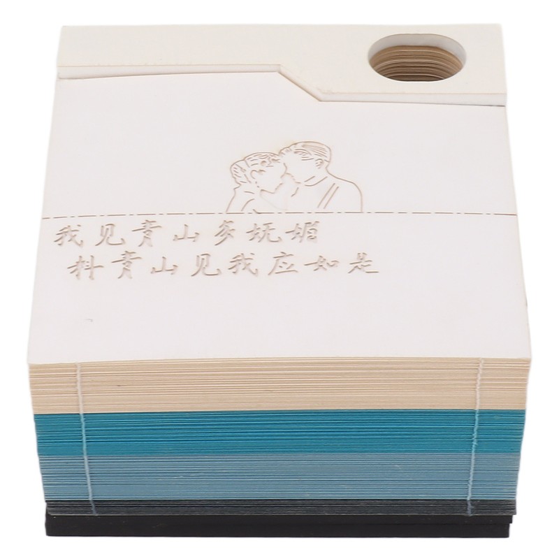 Creative Cruise Ship Sticky Notes Desktop Decoration 3D Hand Tear