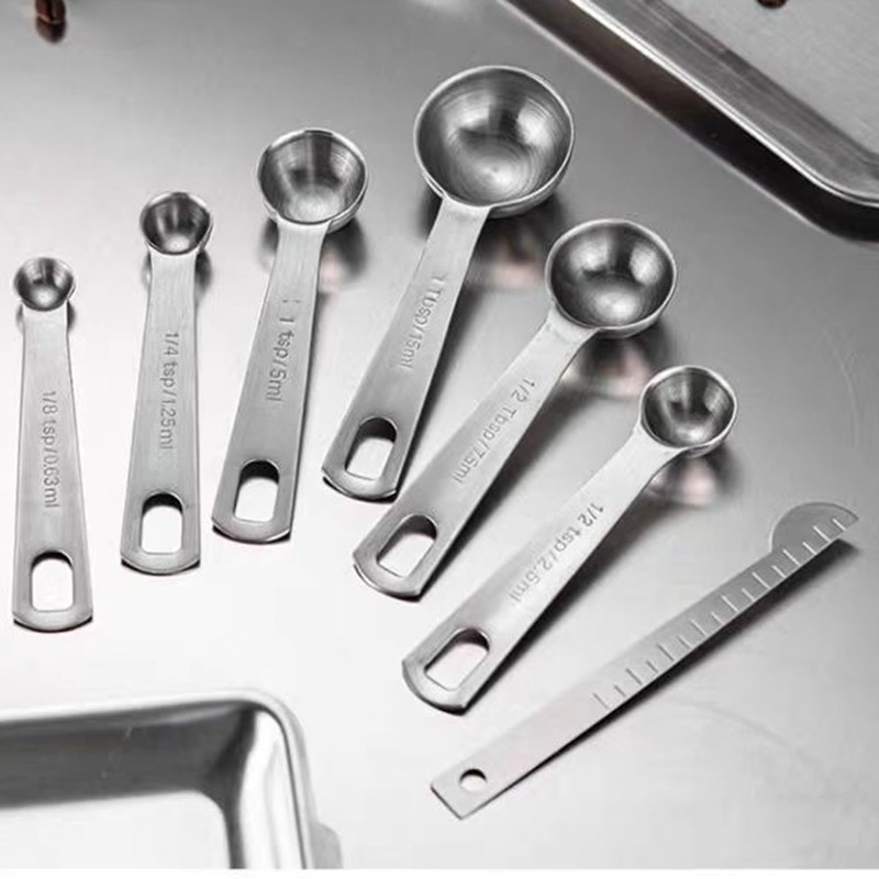 Measuring Cup Set Stainless Steel for Liquids and Solids with