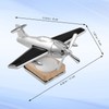 CALLARON Airplane Car Diffuser, Solar Rotatable Aircraft Decoration, Airplane Car