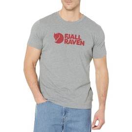 Fjällräven Logo T-Shirt Grey Melange MD