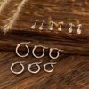 Silver Hoops Earrings for Women 925 Sterling Silver Hoop Earrings