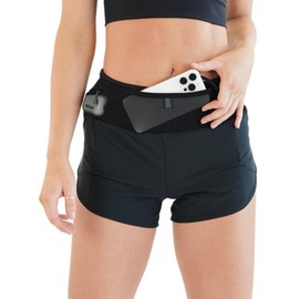 FlipBelt Women's Air Running Shorts - Black - S