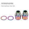 Bicycle Pedal Extender Titanium Alloy Bike Pedal Extension Shaft for
