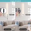 KELUOLY Modern LED Plug in Wall Sconces Set of Two,Chrome