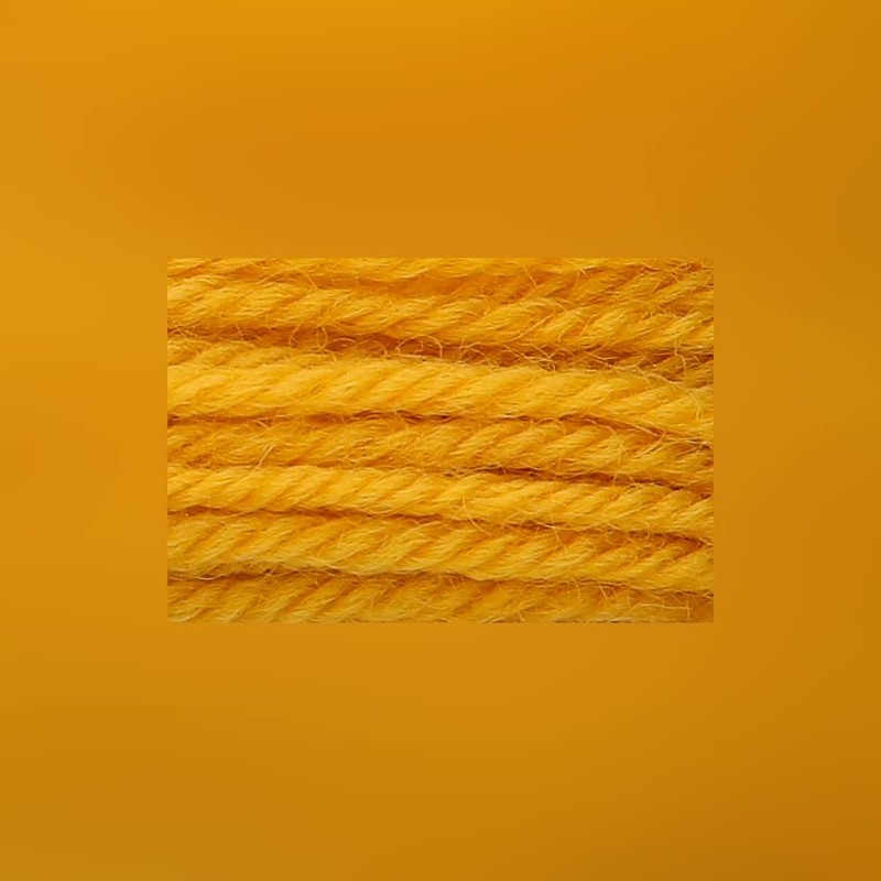 Susan Bates Embroidery Thread, 100% wool, Hinig Yellow, 10m