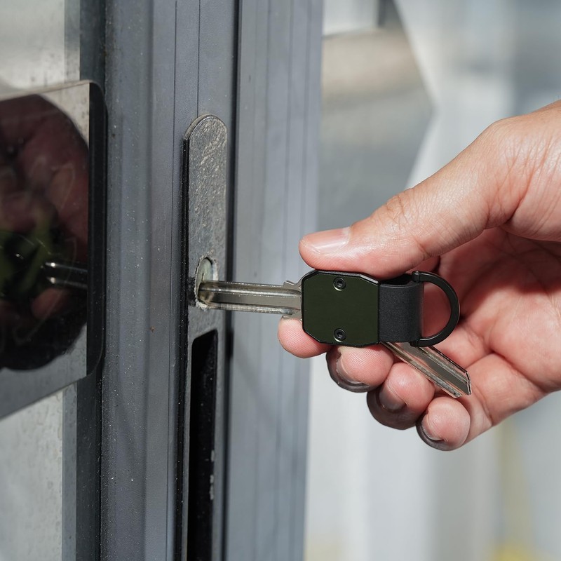 CAXGEK Compact Aluminum Key Organizer, Mini Key Holder Key Case,