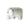 Pebble 200-153 Organic Elephant Rattle, Fair Trade, Machine Washable, 4-inch