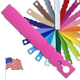TAGKRAFTERS 7" x 1" Hot Pink - 250 Pcs - Plastic Plant Tags and Labels - Wrap Around Thermal Plastic - Nursery Garden Tree Labels | Made in The USA |