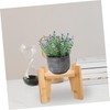 Mobestech Wooden Beverage Dispenser Stand Multi Functional Square Holder for