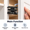 Spring Loaded Double Roller Door Catch Heavy Duty Cabinet Latch