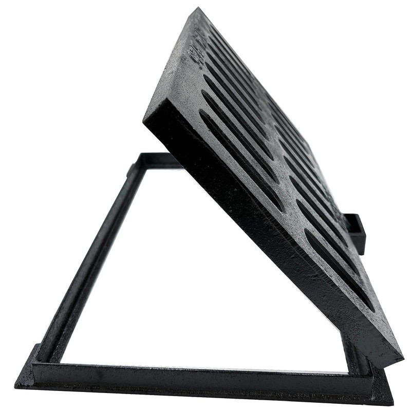 Cast Iron Drain Grate and Frame 20x12 in, B-Class 28100