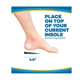 Dr. Scholl's 3 Pairs Dr. Scholl's Massaging Gel Advanced HEEL CUSHIONS,  (Men's 8-13)..