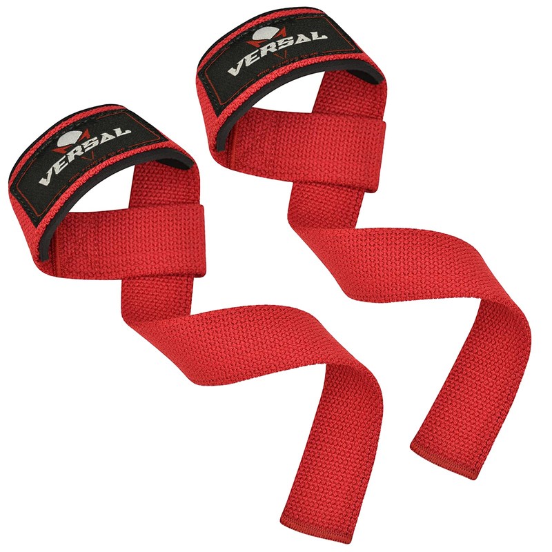VERSAL VSL Weight Lifting Straps Neoprene Padded Wrist Wraps, 100%
