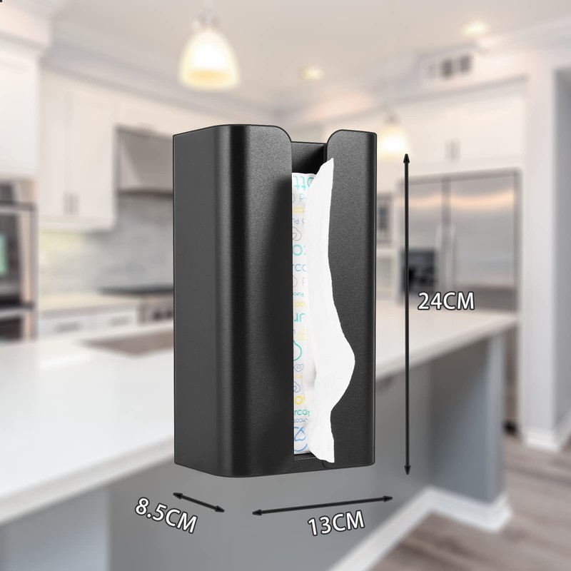 Wowfill Magnetic Tissue Case, Paper Holder, Rectangle Cuttable with One